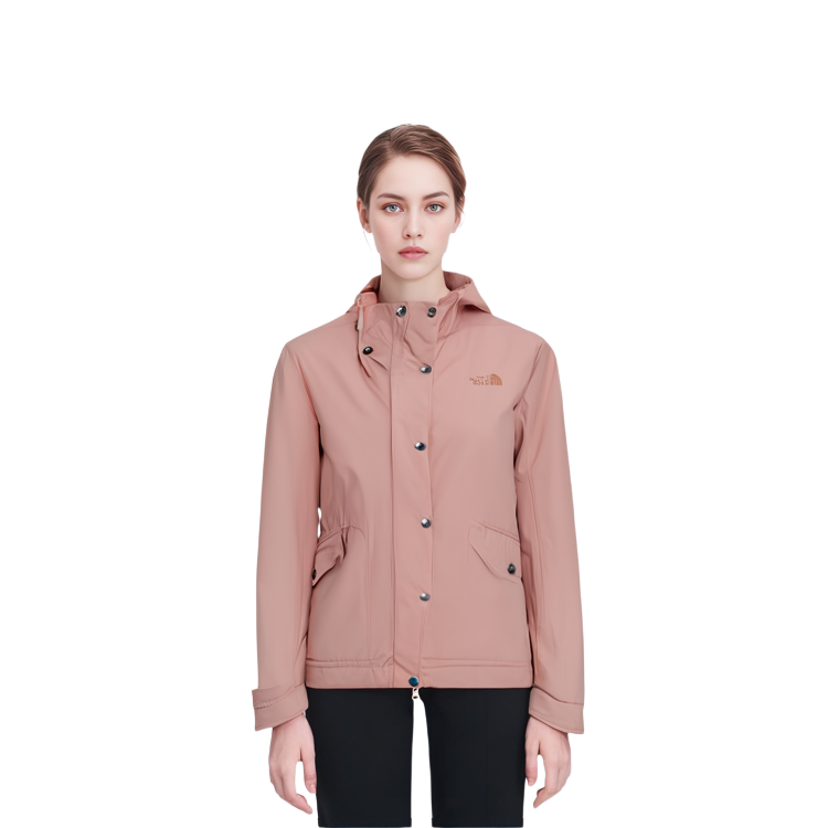 (Women) TNF Pink Windproof Hooded Outdoor Jacket NF0A5AYD-0LA 圖 6