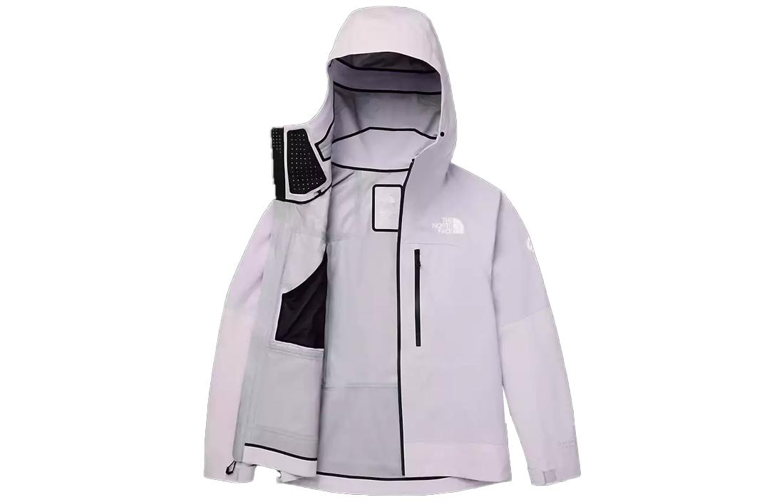 (Women) TNF Pink Zip-Up Casual Jacket with Hoodie NF0A82UY-6S1