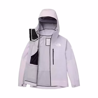 (Women) TNF Pink Zip-Up Casual Jacket with Hoodie NF0A82UY-6S1