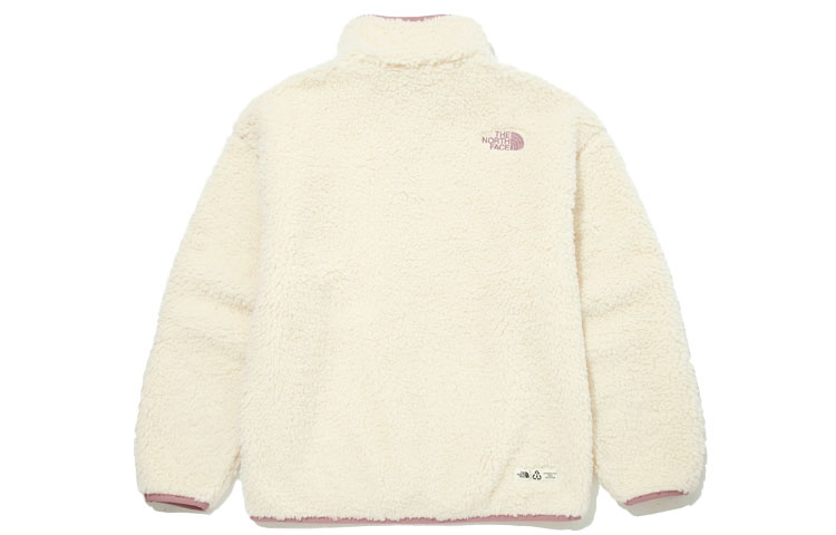 (Women) TNF Play Green Cream Fleece Jacket - Warm and Relaxed Fit NJ4FM86A 圖 3