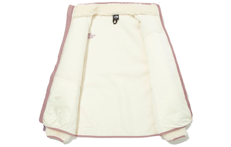 (Women) TNF Play Green Cream Fleece Jacket - Warm and Relaxed Fit NJ4FM86A 圖 4