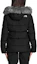 Shop (W) Chaqueta The North Face Puffer Acolchada con Capucha de Pelo y Diseño Guateado NF0A4R33-JK3