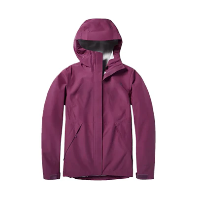 (Women) TNF Purple Summit Hooded Waterproof Windbreaker Jacket 496Z-ZDN