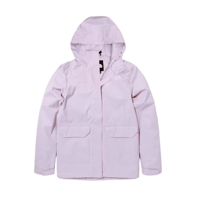 (Women) TNF Purple Waterproof Windproof Hooded Shell Jacket NF0A4U7T-6S1