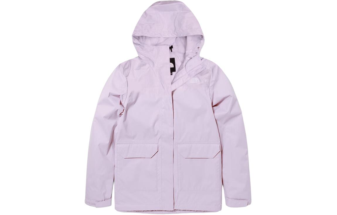 (Women) TNF Purple Waterproof Windproof Hooded Shell Jacket NF0A4U7T-6S1 圖 2