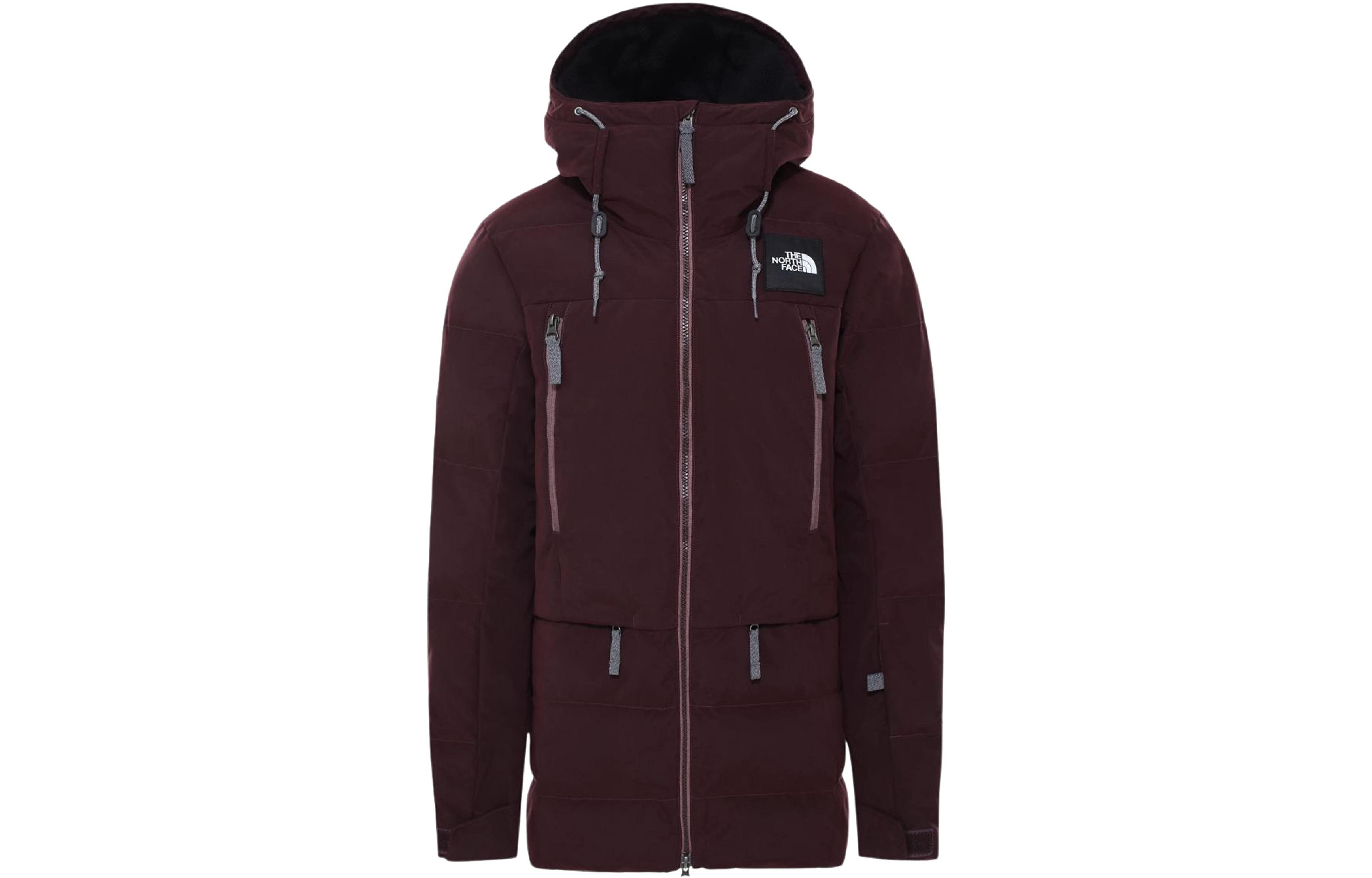 Lookbook (W) 北面红色全拉链多口袋连帽夹克 NF0A7RB16X5-M