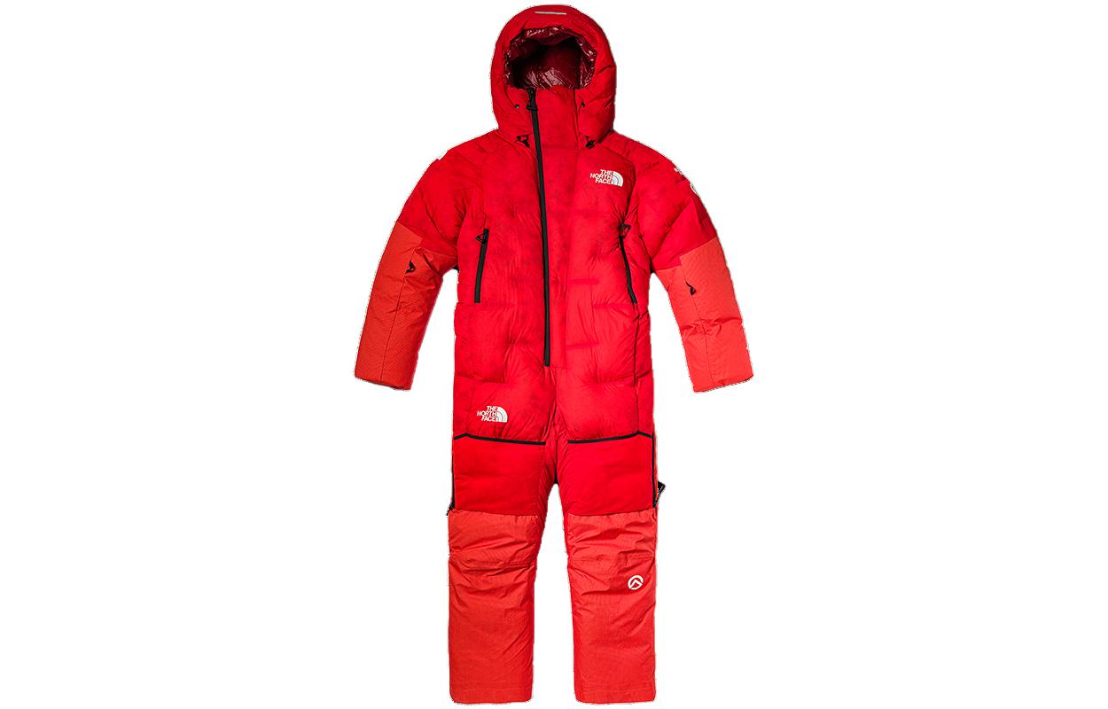 (Women) The North Face Red Logo Print High-Waisted Hoodie Set NF0A5ACK-15Q