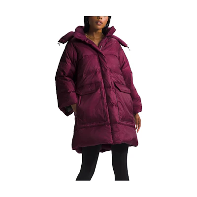 (Women) TNF Relaxed Fit Purple Embroidered Hoodie Jacket NF0A831X-OSN
