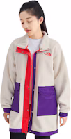 Purchase (Women) The North Face Retro Colorblock Fleece Pullover Jacket - White NF0A7QNL-37M