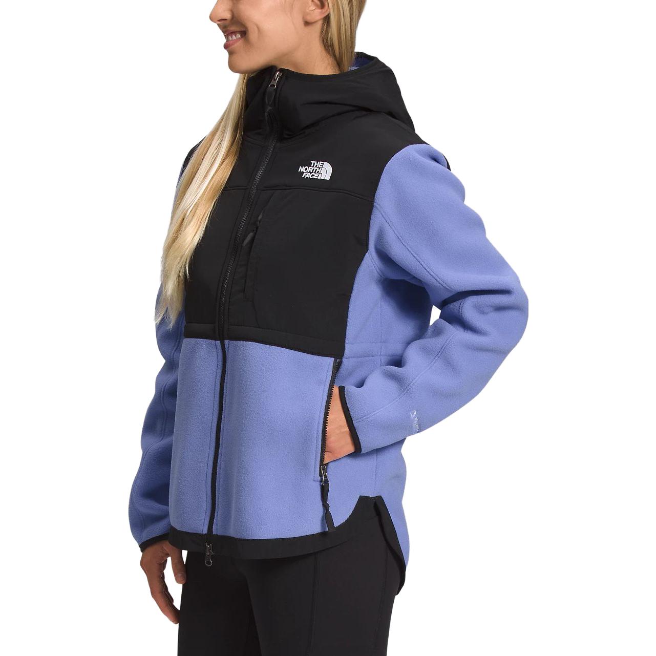 (Women) TNF Retro Logo Embroidered Hoodie Jacket Black Purple NF0A7UR7-N12 圖 4