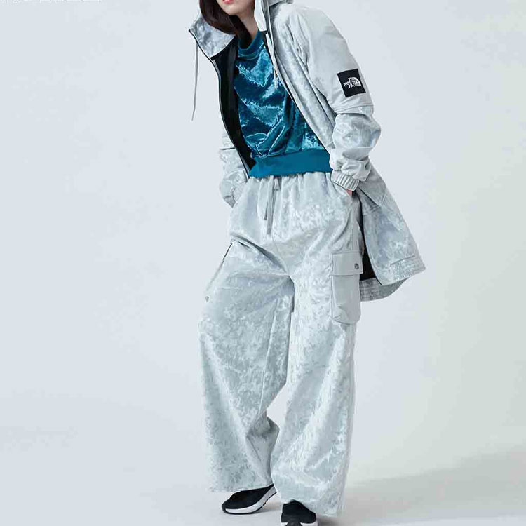 (Women) TNF Retro Logo Patchwork Colorblock Hoodie Blue NF0A3V46-EFS 圖 4