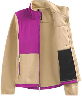 (Women) The North Face Retro Logo Print Zip Jacket Purple Khaki NF0A7UR6-QK9 Order (Women) The North Face Retro Logo Print Zip Jacket Purple Khaki NF0A7UR6-QK9