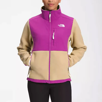 (Women) The North Face Retro Logo Print Zip Jacket Purple Khaki NF0A7UR6-QK9 Lookbook (Women) The North Face Retro Logo Print Zip Jacket Purple Khaki NF0A7UR6-QK9