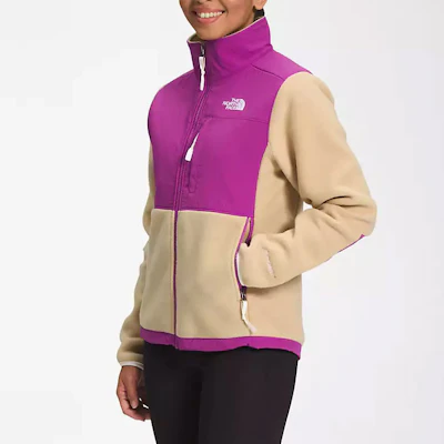 (Women) The North Face Retro Logo Print Zip Jacket Purple Khaki NF0A7UR6-QK9 Purchase (Women) The North Face Retro Logo Print Zip Jacket Purple Khaki NF0A7UR6-QK9