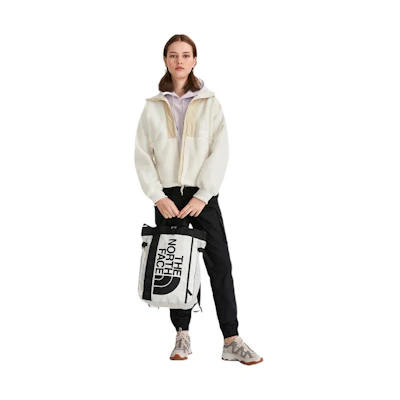 (Women) TNF Retro Spliced Zip-Up Jacket White NF0A7QVZ-4U0