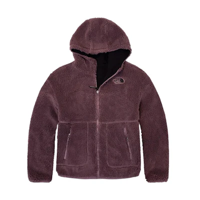 (Women) TNF Reversible Fleece Hoodie Gray NF0A81S8-KOY