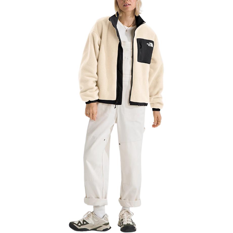 (Women) TNF Reversible Logo Embroidered White Zip-up Jacket NF0A89GU-VOR 圖 3