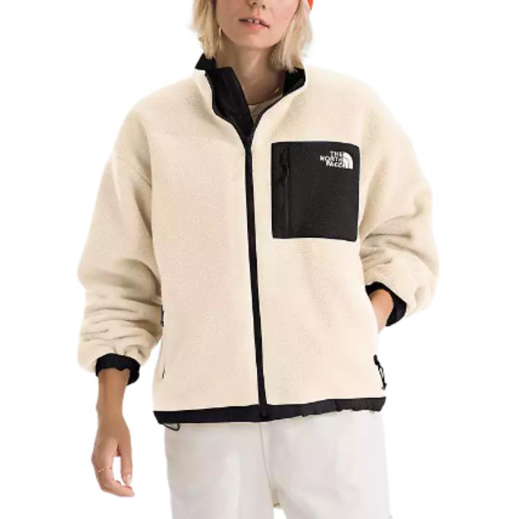 (Women) TNF Reversible Logo Embroidered White Zip-up Jacket NF0A89GU-VOR 圖 4