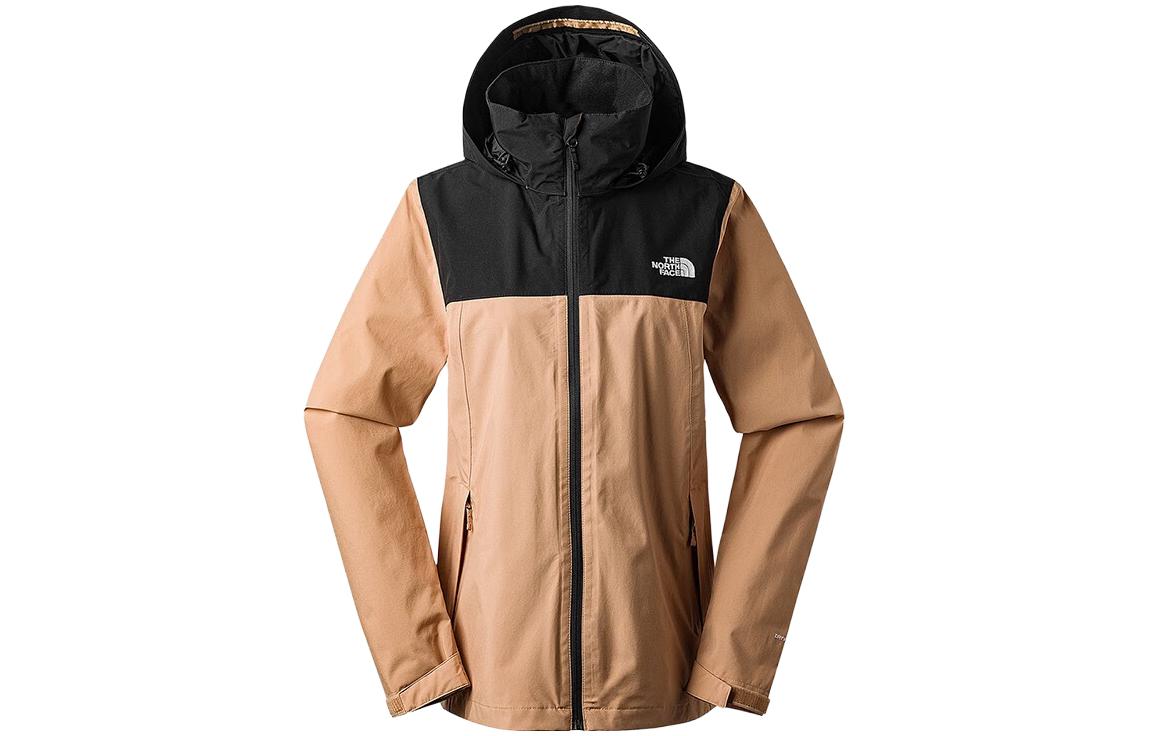 (Women) TNF Sangro Beige Waterproof Windproof Hooded Outdoor Jacket NF0A7WCK-KOM 圖 2