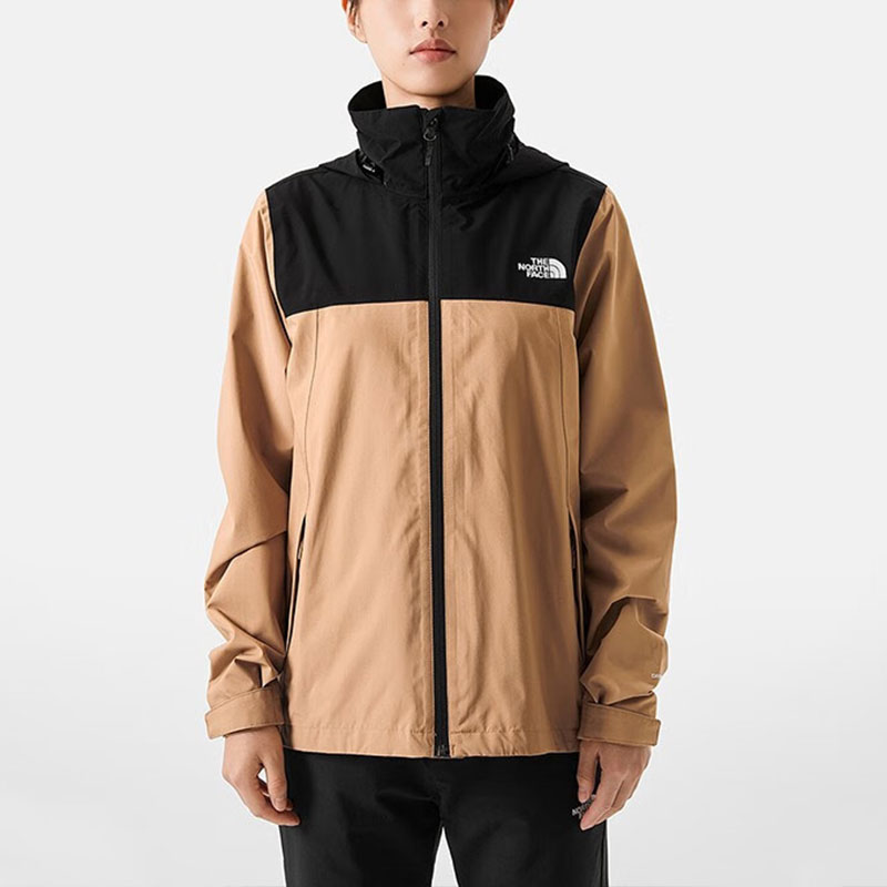 (Women) TNF Sangro Beige Waterproof Windproof Hooded Outdoor Jacket NF0A7WCK-KOM 圖 4