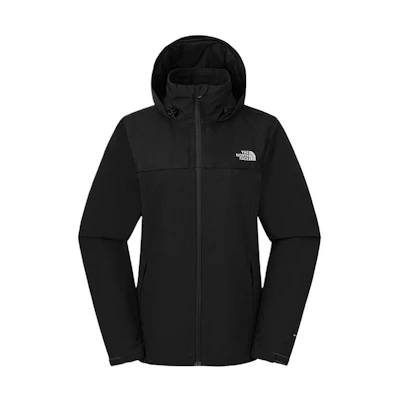 (Women) TNF Sangro Waterproof Outdoor Jacket Black Hoodie Logo Design NF0A88FY-4H0