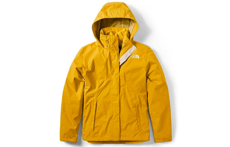 (Women) TNF Sangro Waterproof Windbreaker Jacket Yellow NF0A4UDF-70M