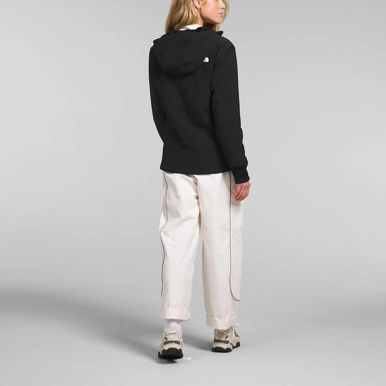 (Women) TNF Shelbe Raschel Logo Black Zip Hoodie Jacket NF0A84JJ-JK3 圖 4