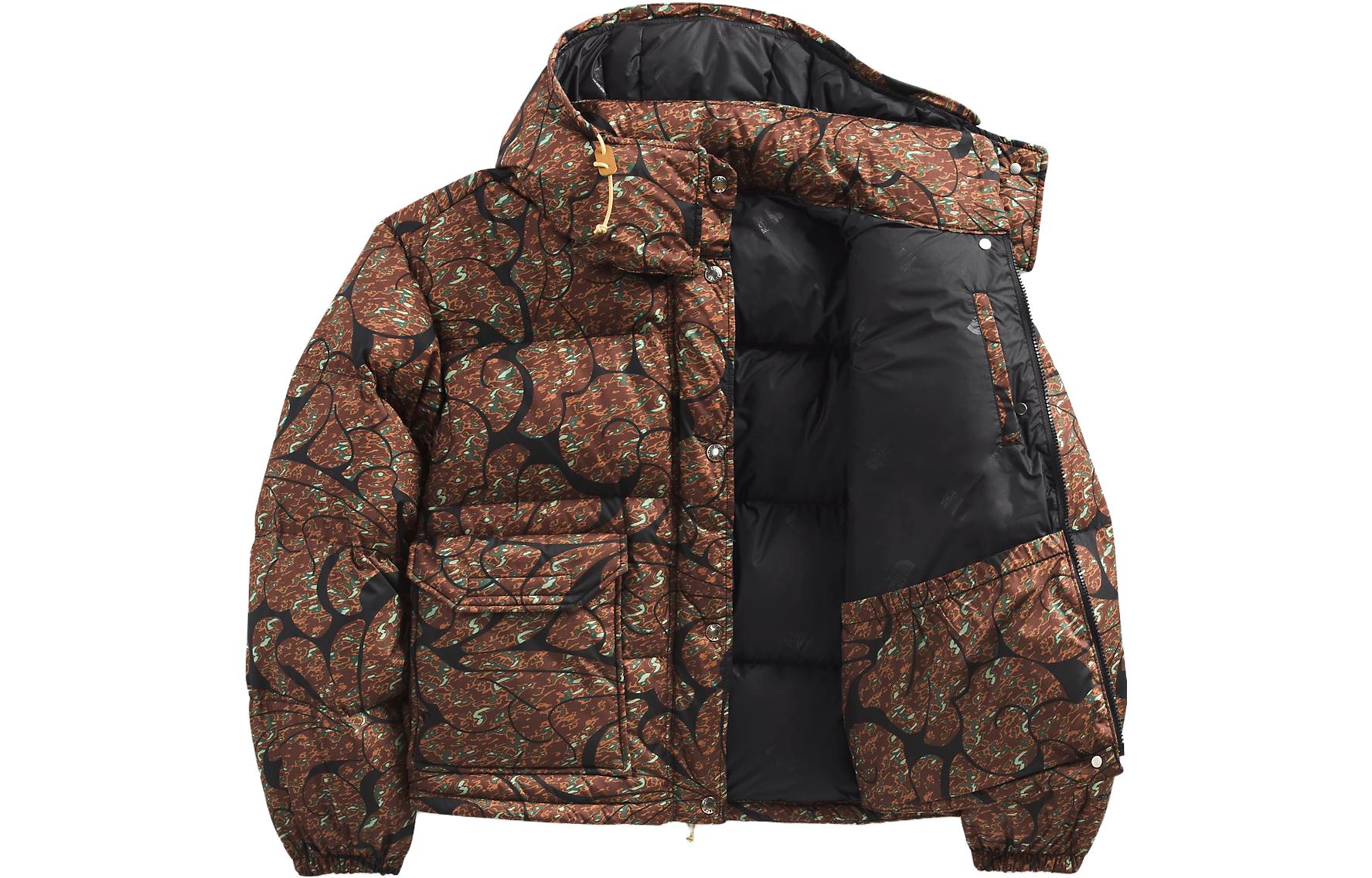 (Women) TNF Sierra Short Loose-Fit Puffer Jacket Brown NF0A7US9-97L