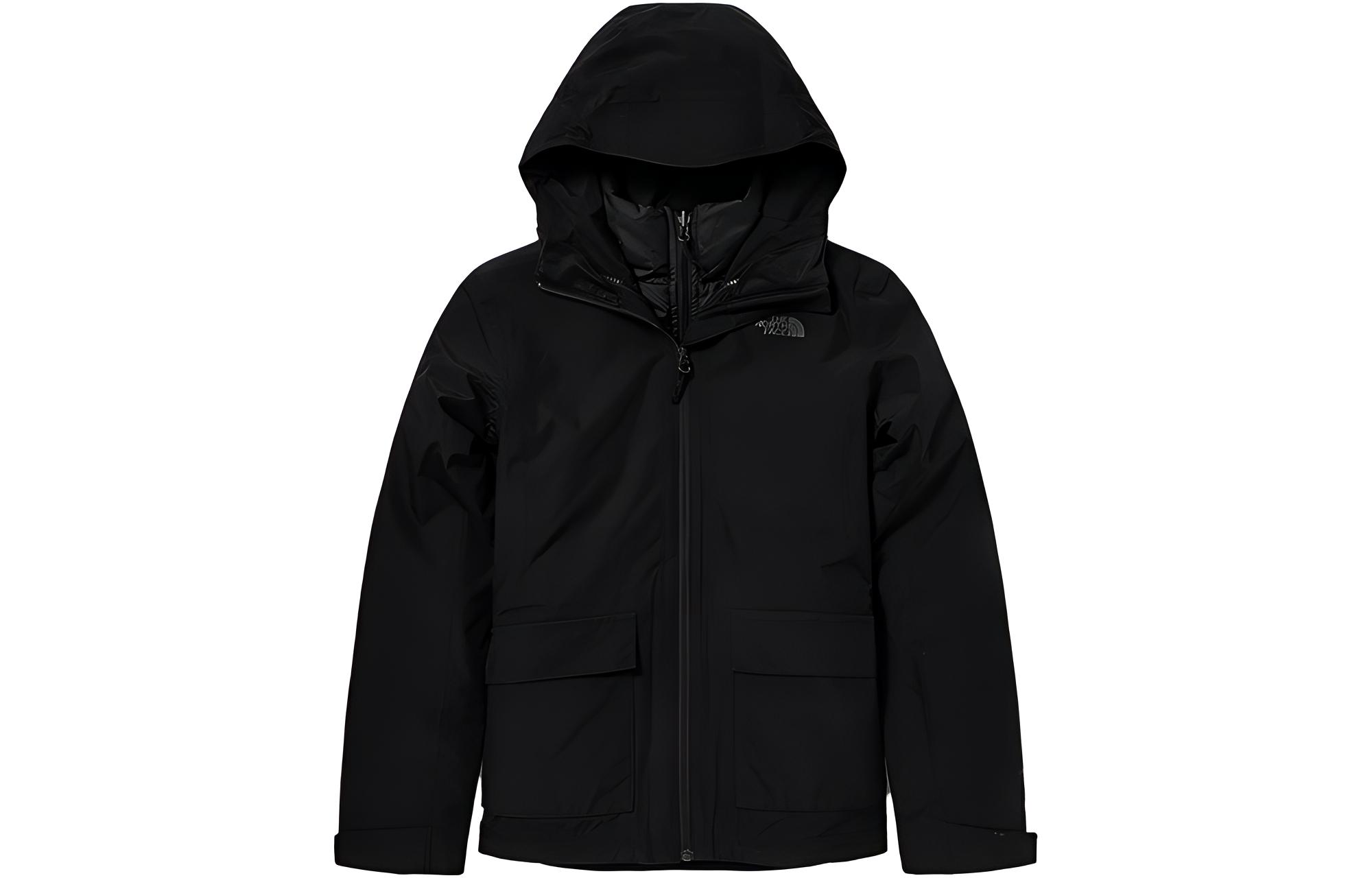 (Women) TNF Solid Color Hooded Insulated Jacket 5AY1KX7 NF0A5AY1-KX7