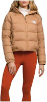 (Women) The North Face Solid Color Hooded Long Sleeve Khaki Jacket NF0A5GGG-I0J (Women) The North Face Solid Color Hooded Long Sleeve Khaki Jacket NF0A5GGG-I0J