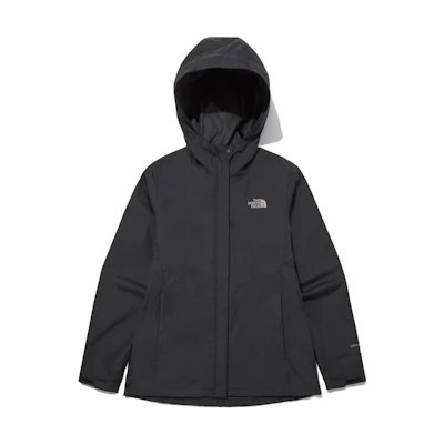 (Women) TNF Solid Color Hoodie Jacket Black NJ2HP38A