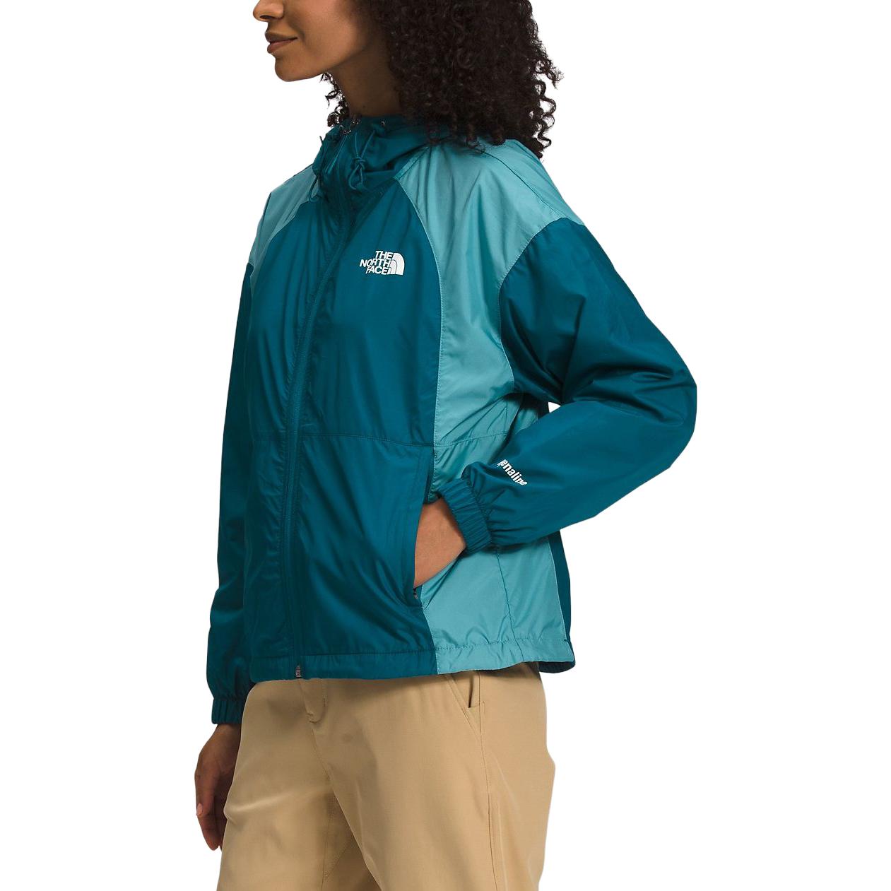 (Women) TNF Solid Color Logo Hoodie Jacket - Blue NF0A5J5W-SK8 圖 3