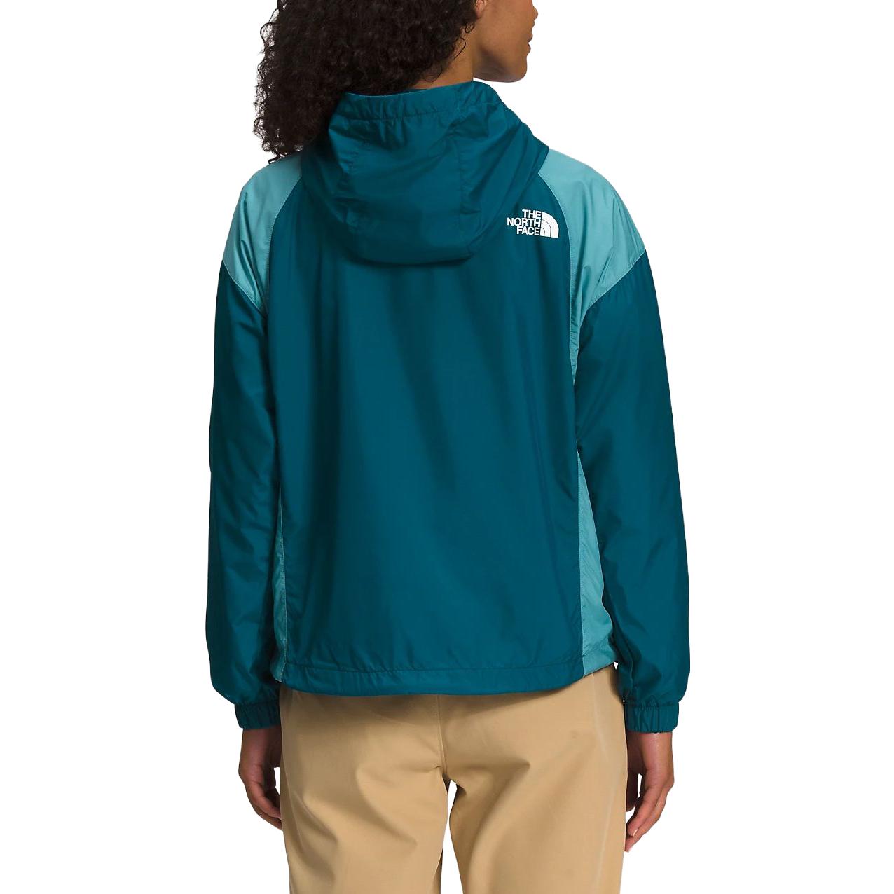 (Women) TNF Solid Color Logo Hoodie Jacket - Blue NF0A5J5W-SK8 圖 4