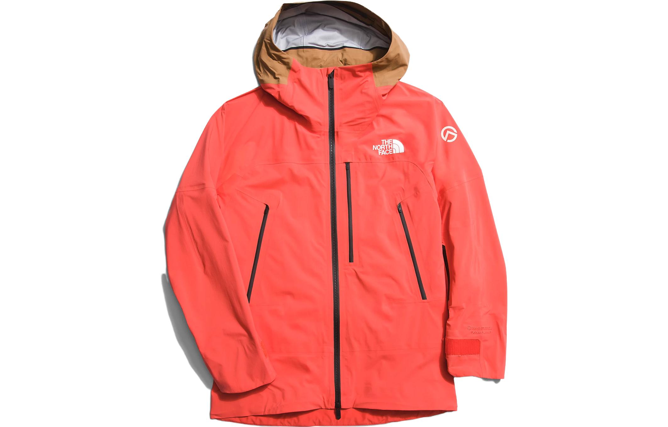 (Women) TNF Solid Color Logo Print Hoodie Jacket - Bright Orange NF0A82WQ-ODF