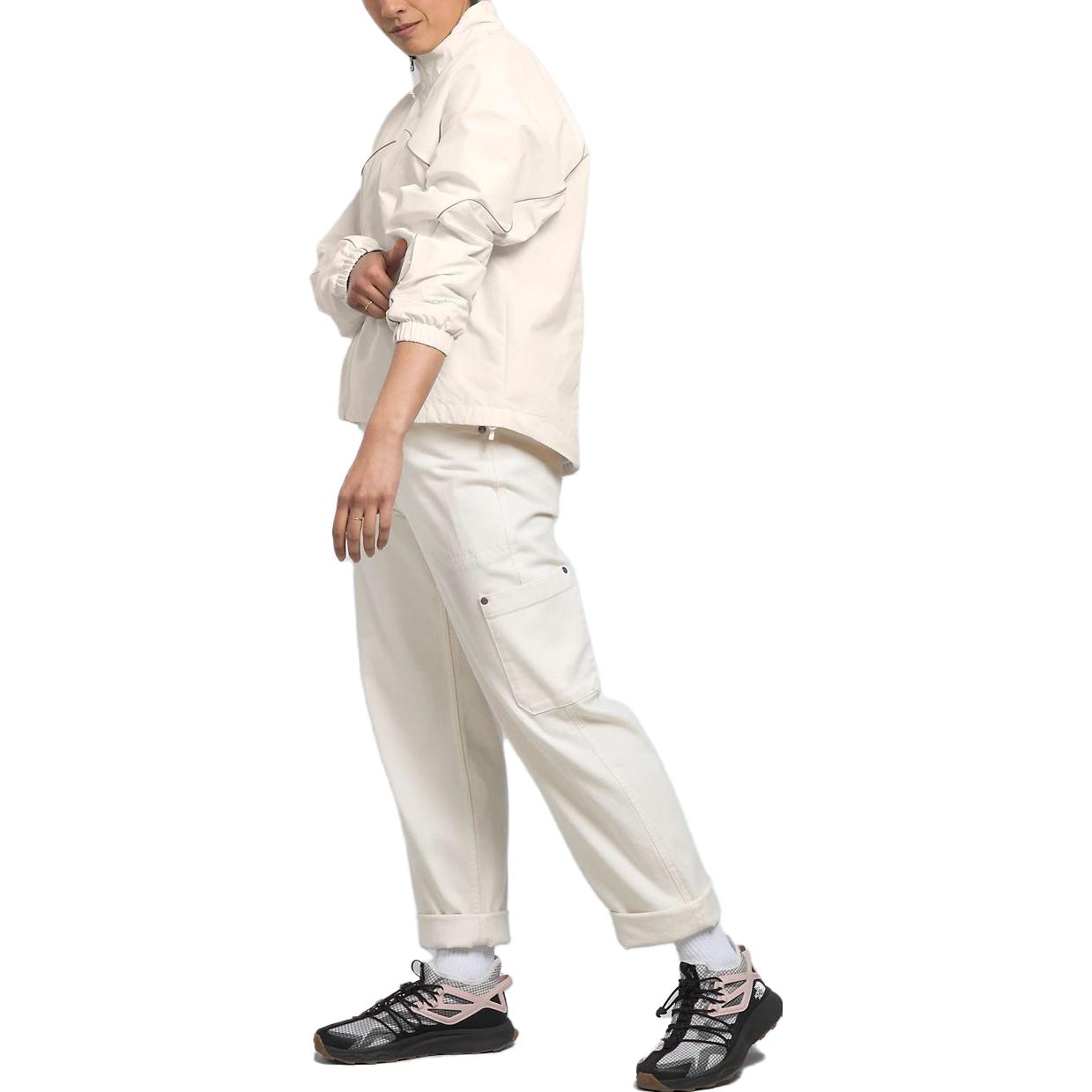 Lookbook (W) 北面纯色拉链夹克 - 白色 NF0A832P-N3N