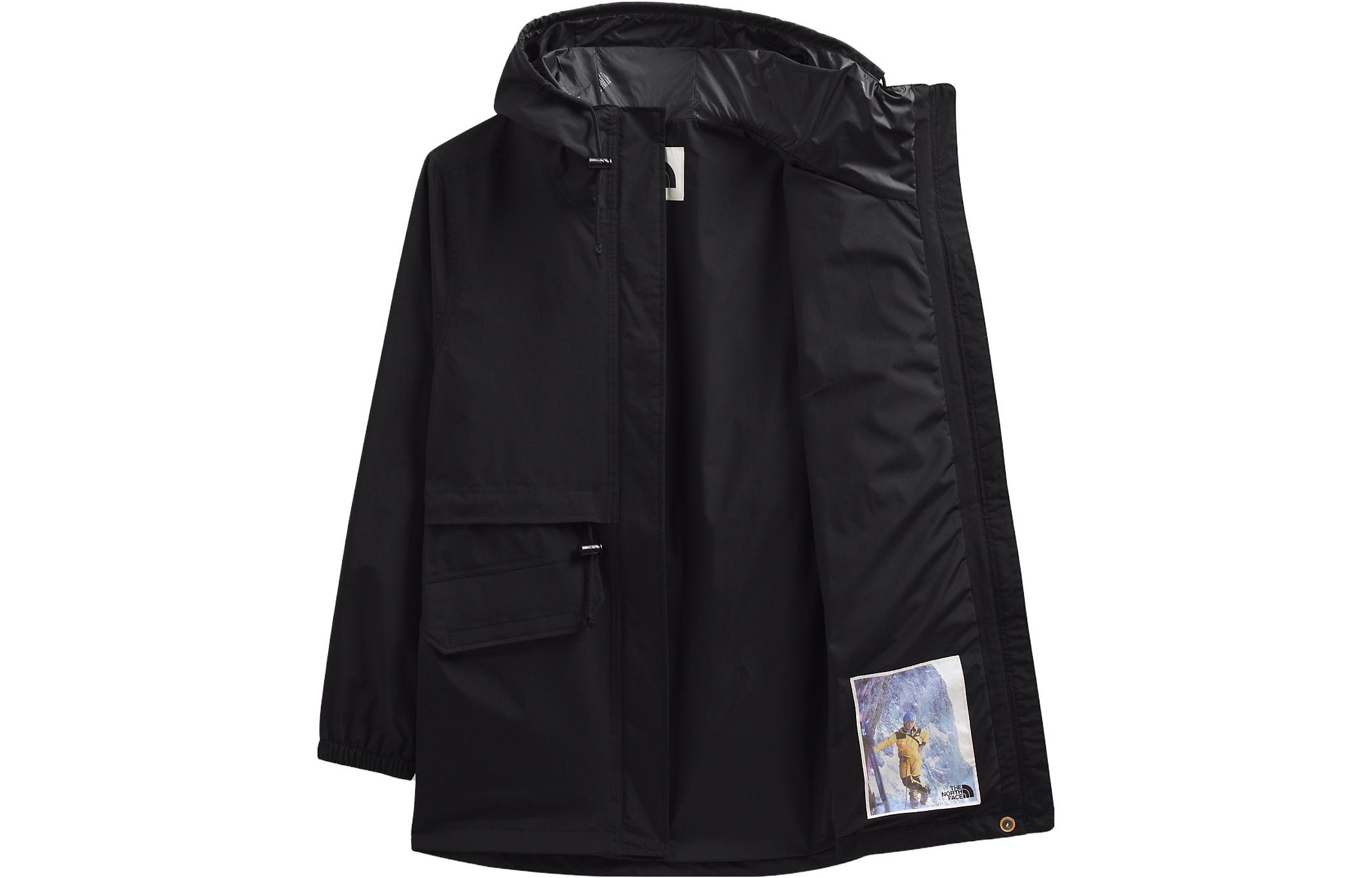 (Women) TNF Solid Color Zip Hoodie Jacket Black NF0A7URW-JK3