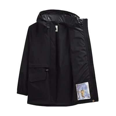 (Women) TNF Solid Color Zip Hoodie Jacket Black NF0A7URW-JK3
