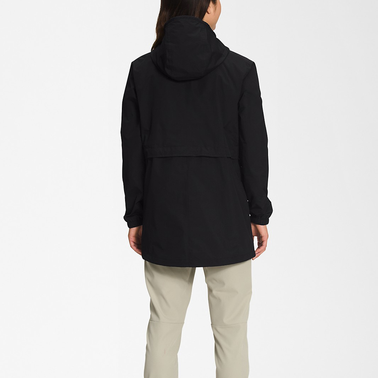 (Women) TNF Solid Color Zip Hoodie Jacket Black NF0A7URW-JK3 圖 4