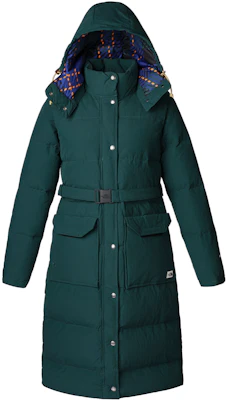 (Women) The North Face Solid Hooded Mid-Length Down Jacket Dark Green NF0A5A9N-D7V Buy (Women) The North Face Solid Hooded Mid-Length Down Jacket Dark Green NF0A5A9N-D7V