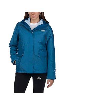 (Women) TNF Solid Logo Hooded Jacket - Beta Blue NF0A4P84-4Q2