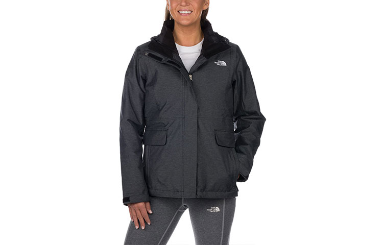 (Women) TNF Solid Logo Long-Sleeve Hoodie Jacket Black NF0A4P84-KS7