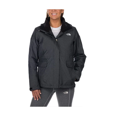 (Women) TNF Solid Logo Long-Sleeve Hoodie Jacket Black NF0A4P84-KS7