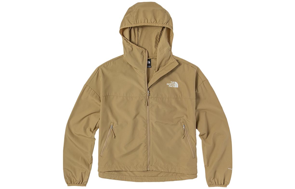 (Women) TNF Solid Logo Zip-Up Hoodie Jacket - Khaki NF0A7WB3-PLX 圖 2