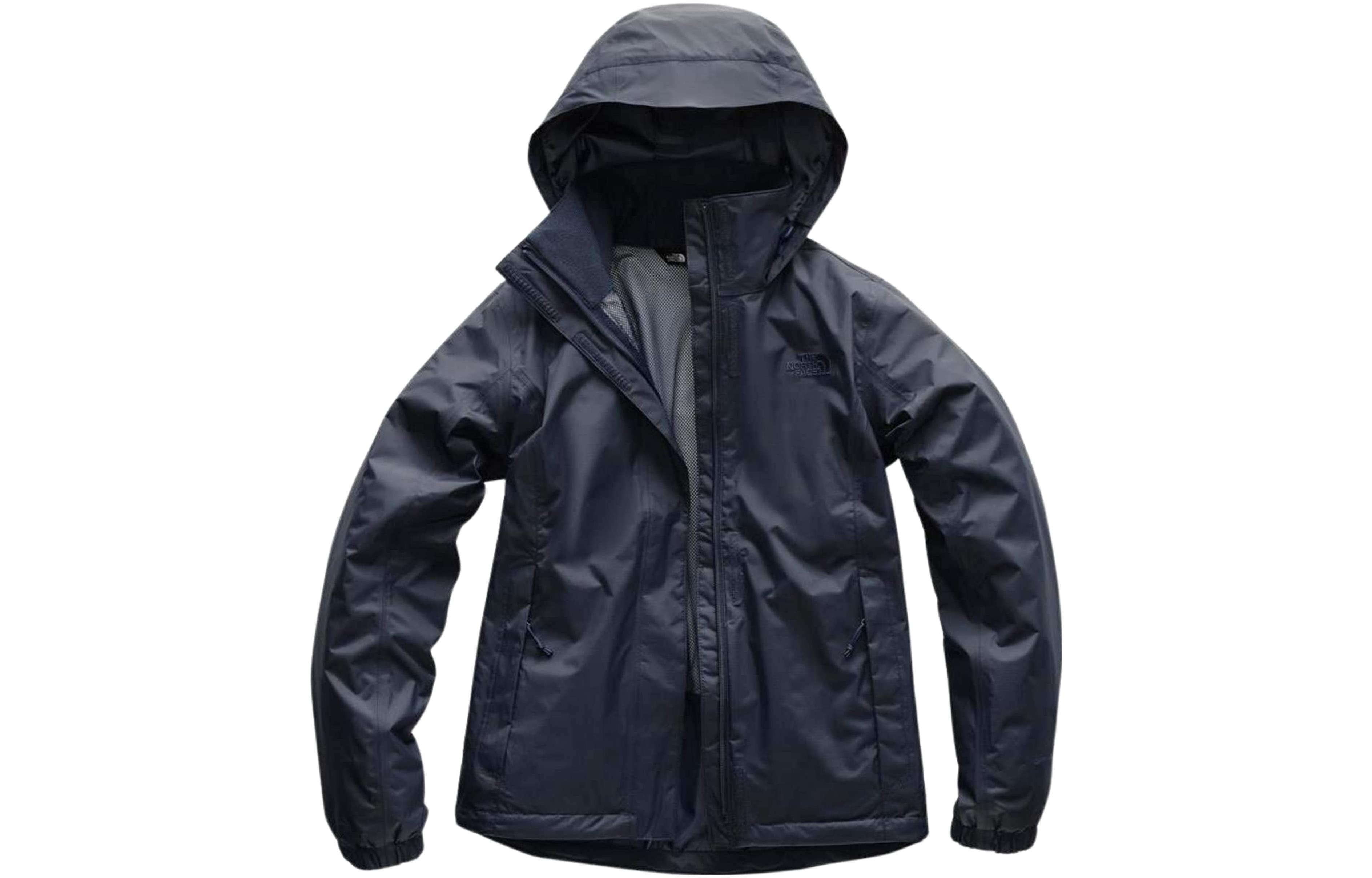 Buy (Women) The North Face Solid Waterproof Hooded Jacket NF0A4AMT-RG1