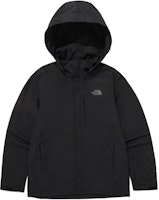 (Women) The North Face SS24 Black Waterproof Hooded Windbreaker Jacket NJ2HQ03A (Women) The North Face SS24 Black Waterproof Hooded Windbreaker Jacket NJ2HQ03A