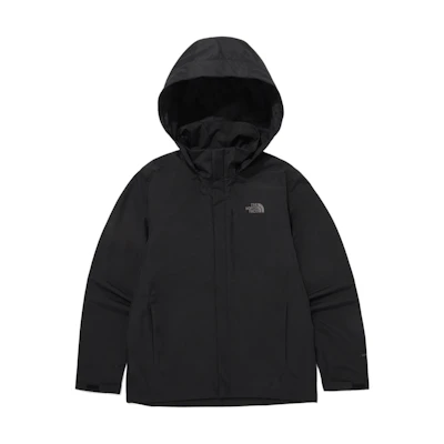(Women) TNF SS24 Black Waterproof Hooded Windbreaker Jacket NJ2HQ03A