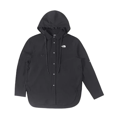 (Women) TNF SS24 Urban Exploration Black Water-Repellent Shirt NF0A885G-JK3