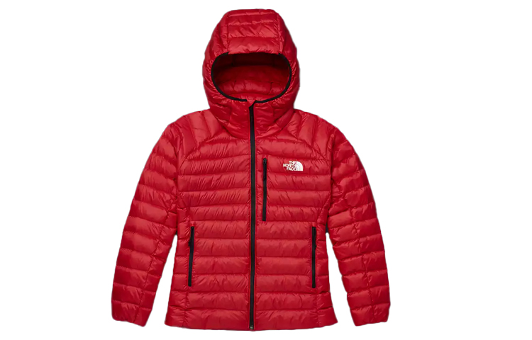 (Women) TNF Summit Breithorn 800 ProDown™ Waterproof Hooded Jacket Red NF0A7UTZ-682