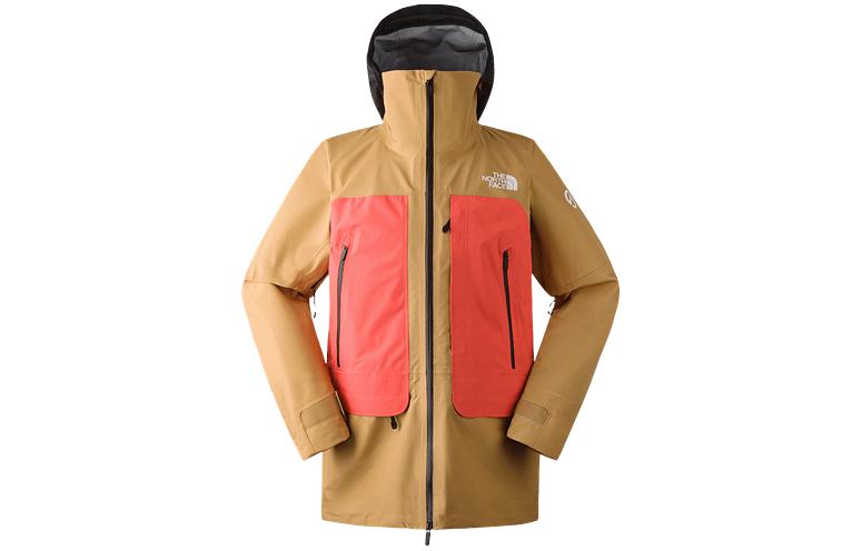 (Women) The North Face Summit Series Khaki GTX Hooded Ski Jacket NF0A82WV-ODF