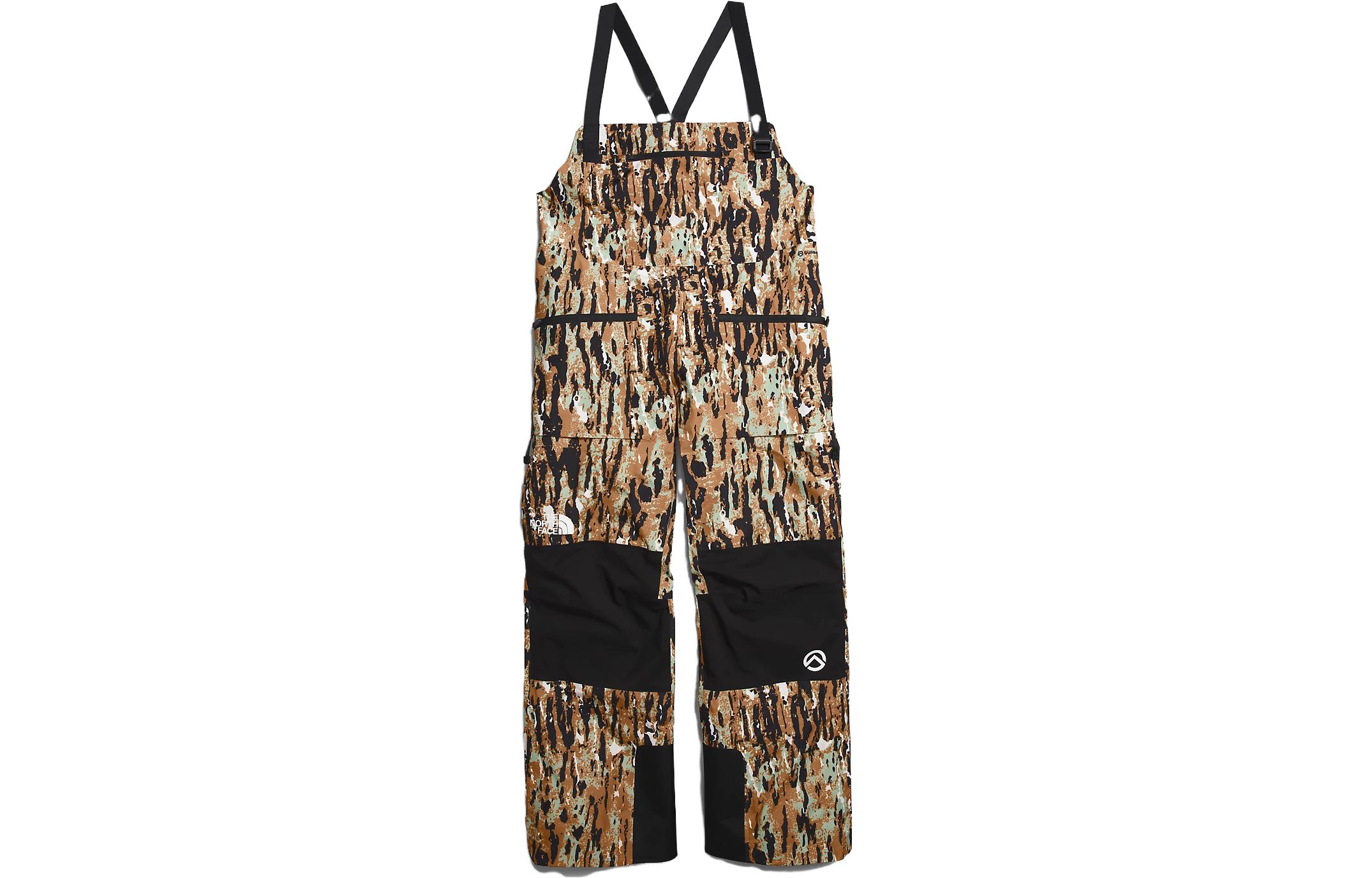 (Women) THE NORTH FACE Summit Series Verbier GTX Bib Overalls  Beige Floral Print NF0A82WU-OL1